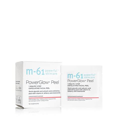 m 61 exfoliating skin peel.